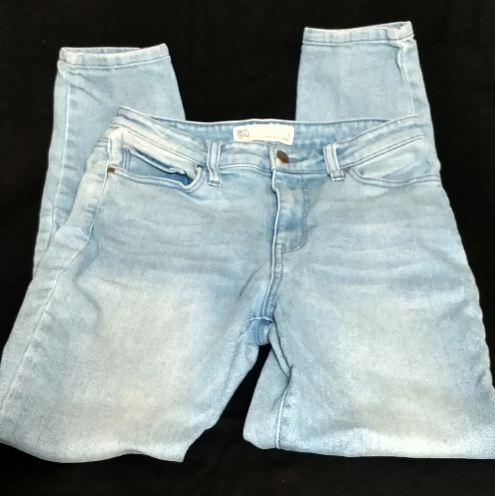 JEANS - RSQ Girls Jeans (2) pairs light & dark Mid-Rise… - Picture 4 of 7